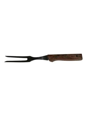 Pierre Santini Vtg Stainless Steel Carving Fork Wood Handle Japan‎ Kitchen